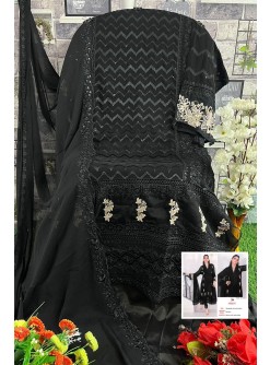 DEEPSY SUITS D 2009 B BLACK COLOUR PAKISTANI SUITS