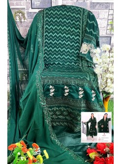 DEEPSY SUITS D 2009 A GREEN COLOUR PAKISTANI SUITS 