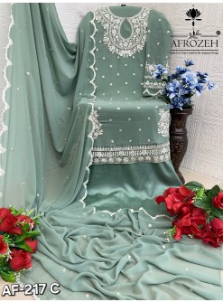 AFROZEH AF 217 C DEALER PAKISTANI SUITS SURAT