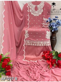 AFROZEH AF 217 B DEALER LATEST PAKISTANI SUITS
