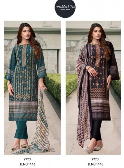 MEHBOOB TEX 1446 1448 PURE COTTON PAKISTANI SUITS WHOLESALE