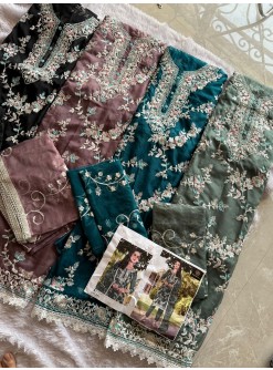 ZIAAZ DESIGNS 758 A LATEST SALWAR SUITS