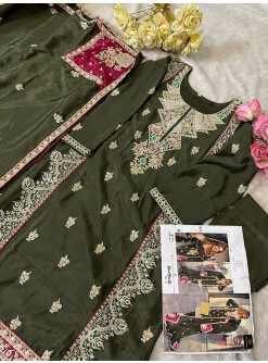 ZIAAZ DESIGNS 443 B PAKISTANI SUITS WHOLESALE SINGLE PIECE
