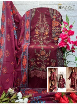 HAZZEL 0155 PAKISTANI REYON SUITS