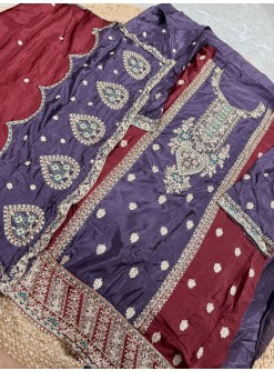 ZIAAZ DESIGNS 490 C LATEST PAKISTANI DRESSES CHINON