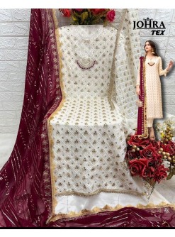 JOHRA TEX JT 156 PAKISTANI DRESSES FOX GEORGETTE
