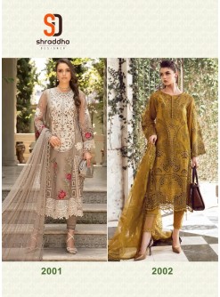 SHRADDHA DESIGNER 2001 2002 MARIA B NX VOL 2 PAKISTANI DRESSES DEALER