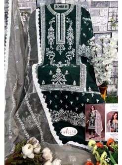 ZARQASH 3098 B PAKISTANI SUITS SINGLE PIECE