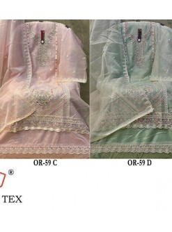 HOOR TEX OR 59 CD PAKISTANI SALWAR SUITS BUY DEALER