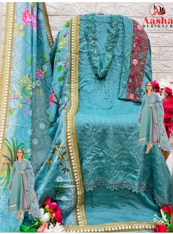 AASHA DESIGNER 1079 HEAVY REYON SALWAR SUITS
