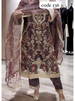 ZIAAZ DESIGNS 536 LATEST SALWAR SUITS ONLINE