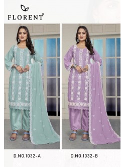 FLORENT 1032 A B SALWAR SUITS FANCY DESIGN