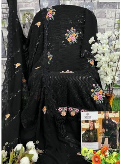 MAHNUR FASHION 14003 BLACK PAKISTANI SUITS