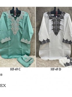 HOOR TEX HF 69 C D PAKISTANI SUITS SINGLE BUY ONLINE SHOPPING