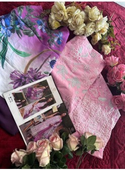 ZIAAZ DESIGNS 576 PAKISTANI SUITS WITH PRINTED DUPATTA 