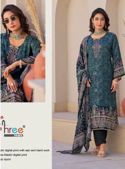 SHREE FABS KT 166 C SINGLE PIECE PAKISTANI SUITS BUY SURAT