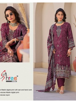 SHREE FABS KT 166 B SINGLE PIECE PAKISTANI SUITS