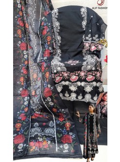ALIF FASHION A 172 PAKISTANI SUITS PURE COTTON 