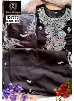 ZIAAZ DESIGNS 497 LATEST DESIGN PAKISTANI SUITS BUY SURAT