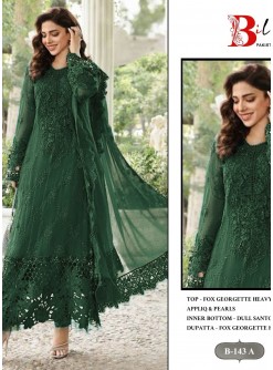 BILQIS B 143 A GEORGETTE COLLECTION PAKISTANI SUITS 
