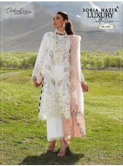 SOBIA NAZIR LUXURY SN 1033 PEARLWORK COLLECTION PAKISTANI SUITS