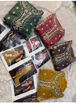 ZIAAZ DESIGNS 808 A B C D LATEST PAKISTANI DRESSES