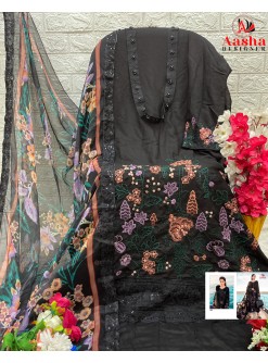 AASHA DESIGNER 1091 LATEST PAKISTANI SALWAR SUITS