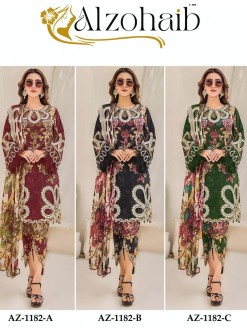 ALZOHAIB AZ 1182 ABC BEST PAKISTANI SUITS 