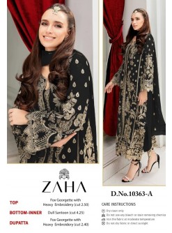 ZAHA SIMRAN 10363 A PAKISTANI SUITS WHOLESALE
