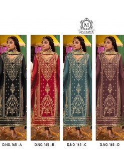 MARYAM 165 ABCD PAKISTANI SUITS SINGLE PIECE