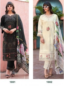 SHREE FABS 1001 1002 TASRIF BEAUTIFUL PAKISTANI SUITS ONLINE
