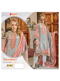 FEPIC ROSEMEEN C 1993 CRAPE PRINTED PAKISTANI SUITS IN INDIA