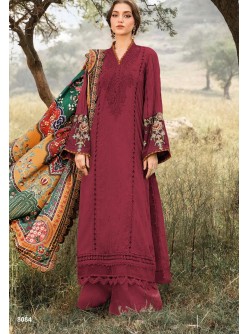 DEEPSY SUITS MARIA B 8084 MAROON LATEST PAKISTANI SUITS