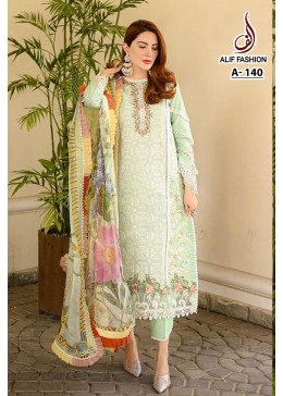 ALIF FASHION 140 PAKISTANI SALWAR SUITS PURE COTTON