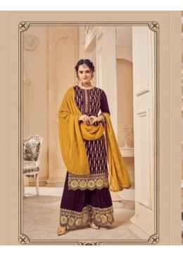 KESARI TRENDZ 5011 PAKISTANI SUITS PLLAZO BLUMING