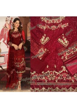 HOOR TEX NAFIZA COLOUR GOLD VOL 3 D.NO 10002-D LETTEST PAKISTANI SUIT SINGAL PICE AVAILEBAL