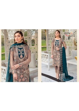 RINAZ FASHION RAMSHA VOL 7 D.NO 7306 PAKISTANI SUIT PREMIUM QUALITY COLLECTTION