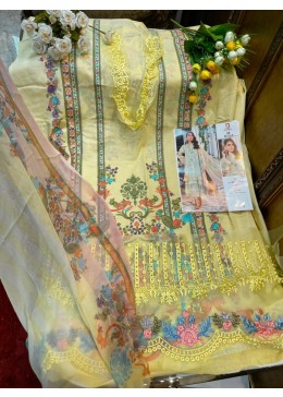 SHARADDHA DESIGNER M-PRINT VOL 6 KARACHI SUIT CHHIFFON PRNTED DUPPTA