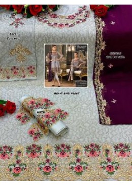 RAMSHA BAREEZE EMBODERY CLASSIES 1008 SALWAAR KAMEEZ