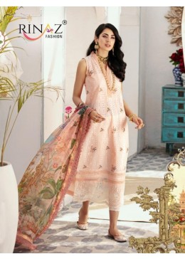 RINAAZ FASHION NUREH VOL 3 LUXURY LAWAN COLLECTTION 7704 SALWAAR KAMEEZ
