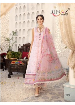 RINAAZ FASHION NUREH VOL 3 LUXURY LAWAN COLLECTTION 7702 SALWAAR KAMEEZ
