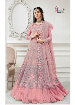 SHREE FAB D.NO S-108-C PAKISTANI SUIT WHOLSALER PRICE BRENDED SUIT