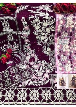 CHARIZMA DESIGNER MARYAM 1029 PURPAL PAKISTANI SUITS