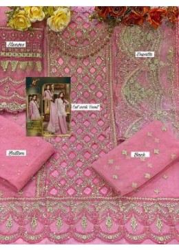 KAINAT FAB MARIYA-B VOL 2 PINK LATTEST PAKISTANI SUITS