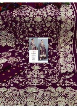 HOOR TEX 23005-F NAZMIN WITH EMBODERY SALWAAR KAMEEZ SINGAL PIESE AVAILABALE