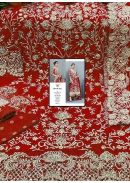 HOOR TEX 23005-E NAZMIN WITH EMBODERY SALWAAR KAMEEZ SINGAL PIESE AVAILABALE
