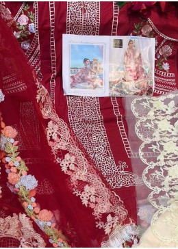 ZIAAZ DESIGNS 7778-B RED PAKISTANI SUITS