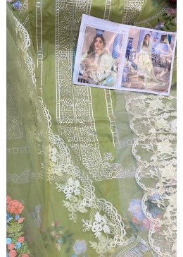 ZIAAZ DESIGNS 7778-A GREEN PAKISTANI SUITS