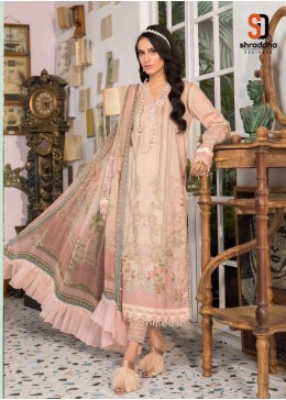 SHRADDHA DESIGNER 803 M-PRINT VOL 8 PRINTED PAKISTANI SUITS