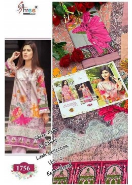 SHREE FAB 1756 AL ZOHAIB LAWN COLLECTTION VOL-1& 2 COMPANY PRICE SALWAAR KAMEEZ